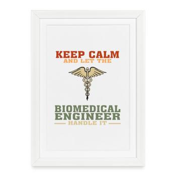Funny Biomedical Engineering Quote for Biomedical - Framed poster (27 × 37 cm) - white - Front