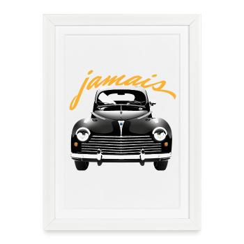 Never 203 - Framed poster (27 × 37 cm) - white - Front