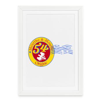 Meurthe & Moselle - Affiche encadrée (27 × 37 cm) - blanc - Devant