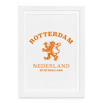 ROTTERDAM Nederland Niederlande Pays-Bas - Affiche encadrée (27 × 37 cm) - blanc - Devant