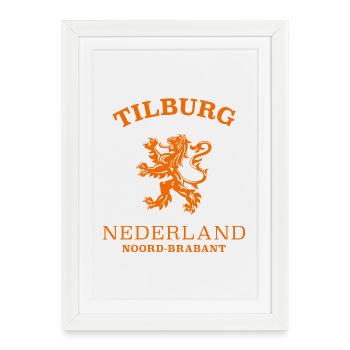 TILBURG Nederland Niederlande Netherlands - Framed poster (27 × 37 cm) - white - Front