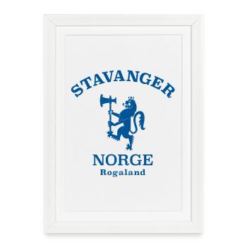 STAVANGER Norwegen Norway Norge - Framed poster (27 × 37 cm) - white - Front