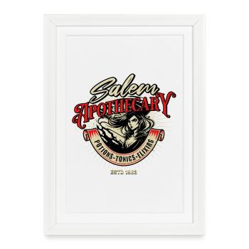 Salem Apothecary Witch - Framed poster (27 × 37 cm) - white - Front