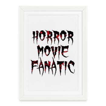 Movie Night Movies Movies Movie Statement Regarder le film - Affiche encadrée (27 × 37 cm) - blanc - Devant