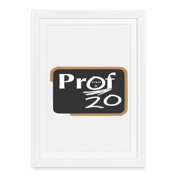 Teacher - Framed poster (27 × 37 cm) - white - Front