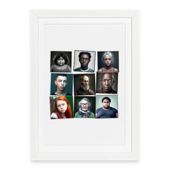 Super Ordinary 03 - Affiche encadrée (27 × 37 cm) - blanc - Devant