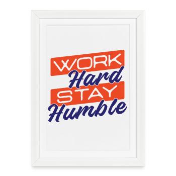 Déclaration d’un collègue de travail Réussite professionnelle Carrière - Affiche encadrée (27 × 37 cm) - blanc - Devant