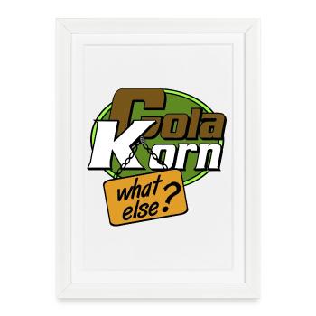 Korn , Fête , Weizenkorn Cola Korn Autres infos (25) - Affiche encadrée (27 × 37 cm) - blanc - Devant