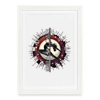 Pole Dance Ultimate Body Control Gift - Framed poster (27 × 37 cm) - white - Front