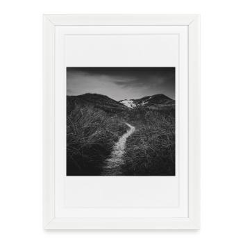Path Path Dunes Søndervig Denmark North Sea Poster - Framed poster (27 × 37 cm) - white - Front