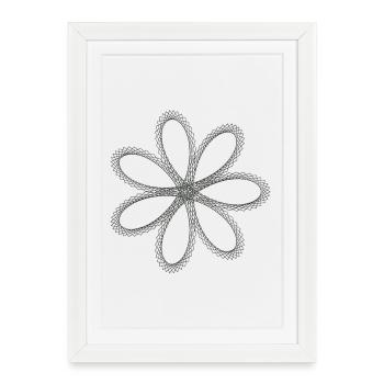 Hélice métallique - Affiche encadrée (27 × 37 cm) - blanc - Devant