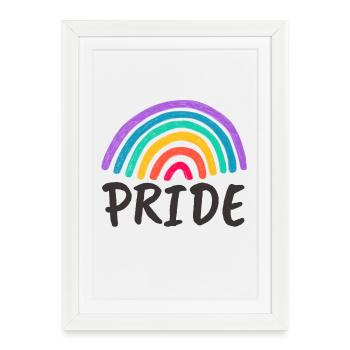 PRIDE - Prêt pour le mois de la fierté ! - Affiche encadrée (27 × 37 cm) - blanc - Devant