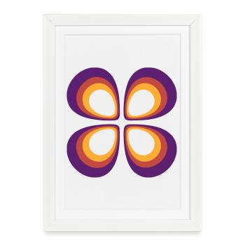 Orbitale positive 2 - Affiche encadrée (27 × 37 cm) - blanc - Devant