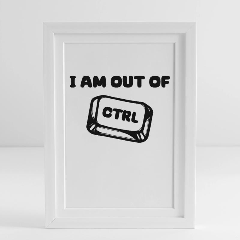 Softwareentwickler Developer Statement Code Debug Gerahmtes Poster (27 × 37 cm)