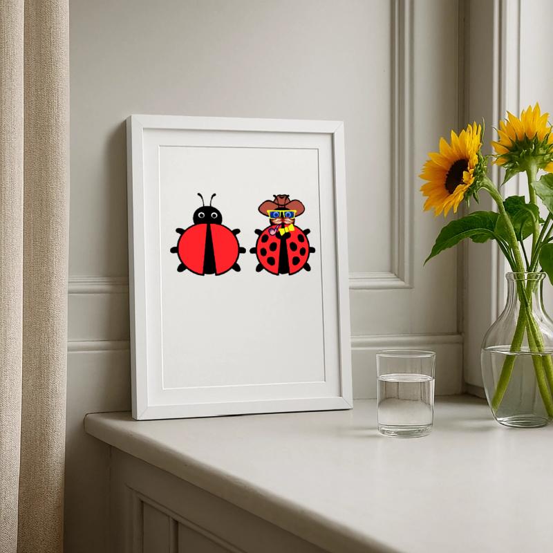 Bugs Debug Developer Bugfixing Programmierer Gerahmtes Poster (27 × 37 cm)