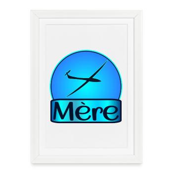 Mère Pilote - Affiche encadrée (27 × 37 cm) - blanc - Devant