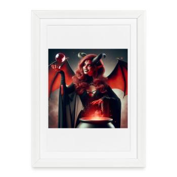 She-Devil - Framed poster (27 × 37 cm) - white - Front