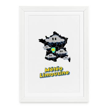 Limousine Weather - Framed poster (27 × 37 cm) - white - Front