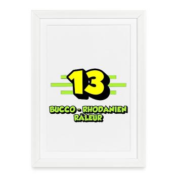 Complaining Bucco-Rhone - Framed poster (27 × 37 cm) - white - Front