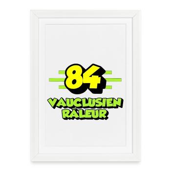 Vauclusien râleur - Affiche encadrée (27 × 37 cm) - blanc - Devant