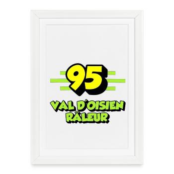 Val d'oisien grumbler - Framed poster (27 × 37 cm) - white - Front