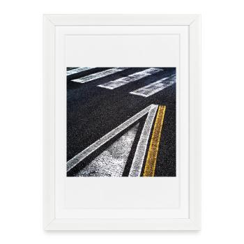 Road Drawings - Framed poster (27 × 37 cm) - white - Front
