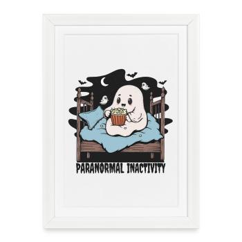 Paranormal Inactivity Ghost - Framed poster (27 × 37 cm) - white - Front