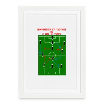 3rd Half - Framed poster (27 × 37 cm) - white - Front