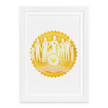 Stargate LightPeople Sun - Sonja Ariel - Affiche encadrée (27 × 37 cm) - blanc - Devant