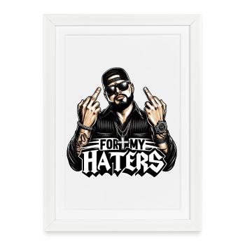 Cool Gangsters - Affiche encadrée (27 × 37 cm) - blanc - Devant