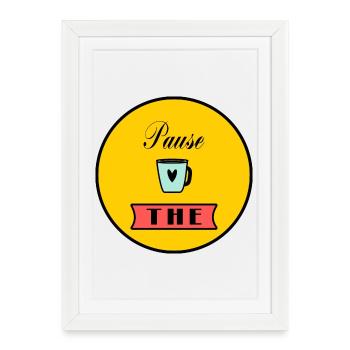 anniversary. Anniversary Decade. humor. funny - Framed poster (27 × 37 cm) - white - Front