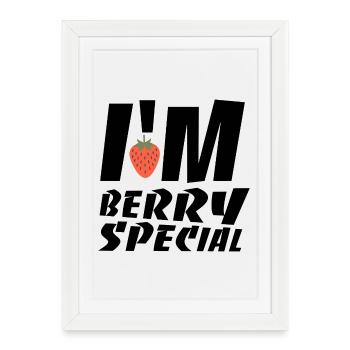 Spécial baies I’M - Affiche encadrée (27 × 37 cm) - blanc - Devant