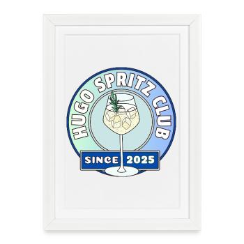 Unisex Spritz Cocktail Crewneck Sweatshirt - Framed poster (27 × 37 cm) - white - Front