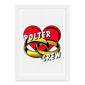 Polter Crew , Bachelor Party ............... - Framed poster (27 × 37 cm) - white - Front