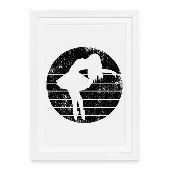 Ballet Girl - Framed poster (27 × 37 cm) - white - Front