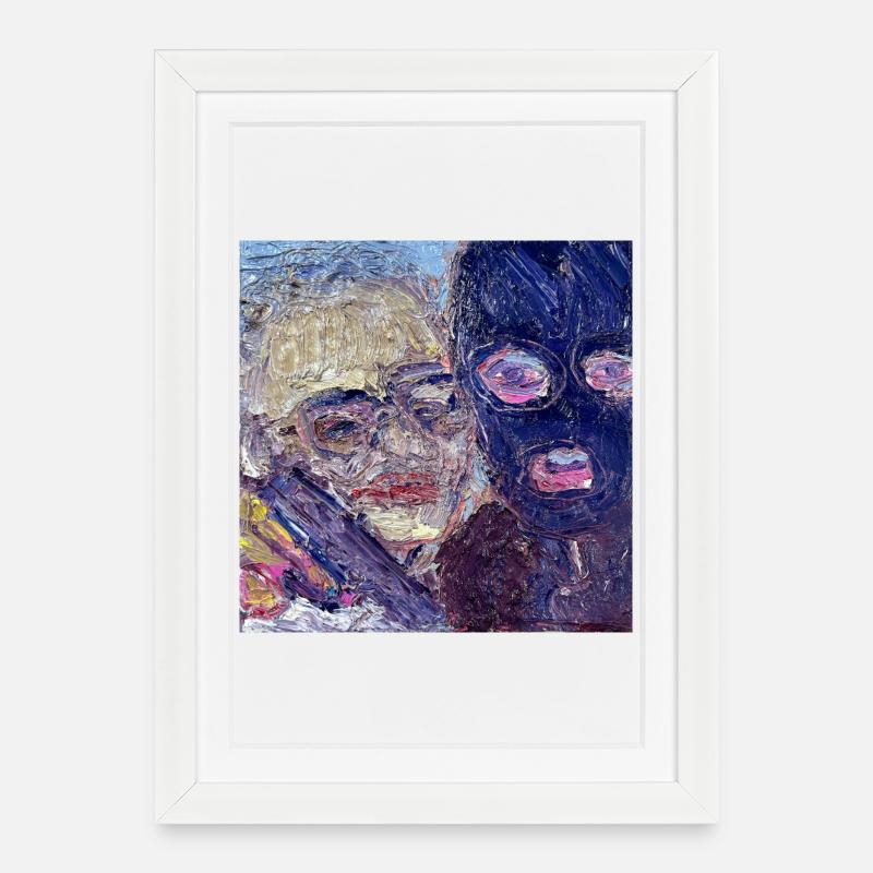 Untitled - Affiche encadrée (27 × 37 cm) - blanc