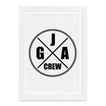 Bachelor Crew Bachelor Party - Framed poster (27 × 37 cm) - white - Front