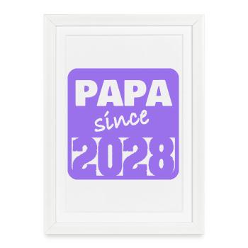 Père 2028 - Affiche encadrée (27 × 37 cm) - blanc - Devant