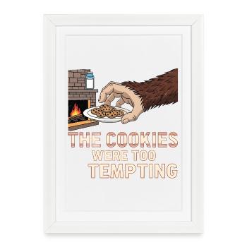 Santa Claus Bigfoot - Framed poster (27 × 37 cm) - white - Front
