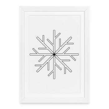 Cristal de scène - Affiche encadrée (27 × 37 cm) - blanc - Devant