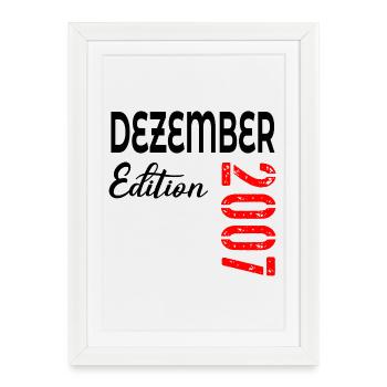 19e anniversaire décembre 2007 - Affiche encadrée (27 × 37 cm) - blanc - Devant