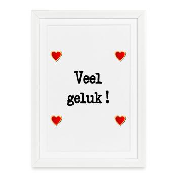 Farewell Good Luck - Framed poster (27 × 37 cm) - white - Front