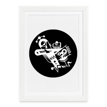 Fragment 81 - Affiche encadrée (27 × 37 cm) - blanc - Devant