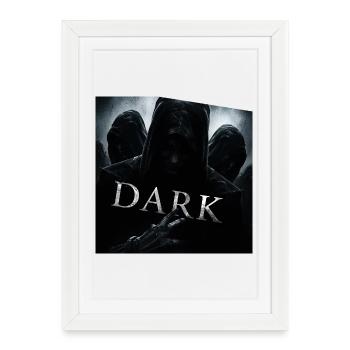 Shadows of Dark - Framed poster (27 × 37 cm) - white - Front
