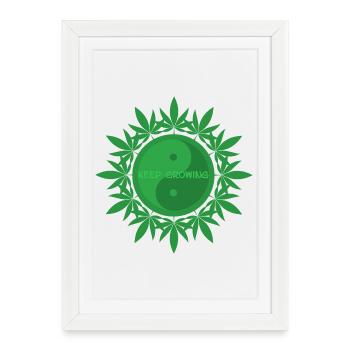 Keep Growing - Framed poster (27 × 37 cm) - white - Front