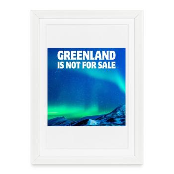 Inuits, Groenland, Danemark - Affiche encadrée (27 × 37 cm) - blanc - Devant