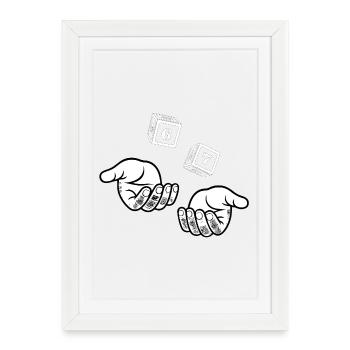 67 Six Sept - Affiche encadrée (27 × 37 cm) - blanc - Devant