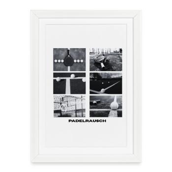 Collège Padelrausch BW - Affiche encadrée (27 × 37 cm) - blanc - Devant