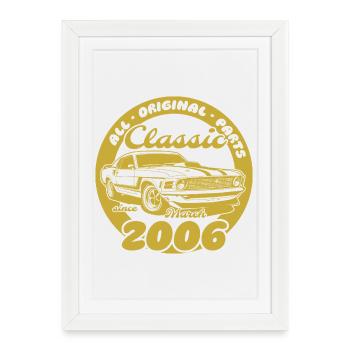 20e anniversaire - Classic Musclecar 03/2006 - Affiche encadrée (27 × 37 cm) - blanc - Devant