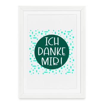 Je me remercie pour les paroles - Affiche encadrée (27 × 37 cm) - blanc - Devant